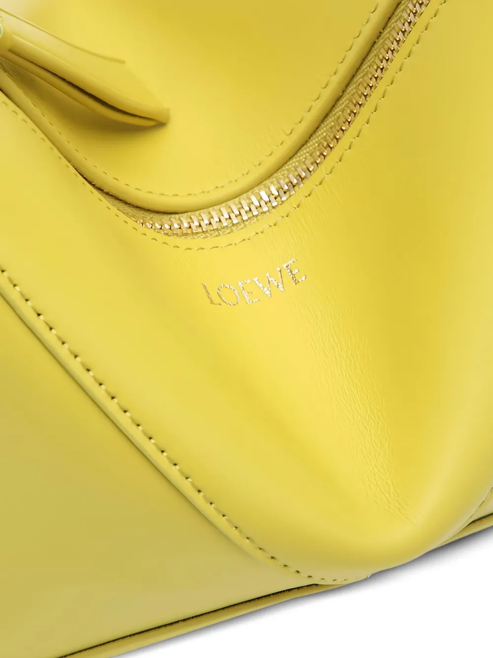 Loewe Puzzle Fold Geometric-zip Shoulder Bag In Yellow