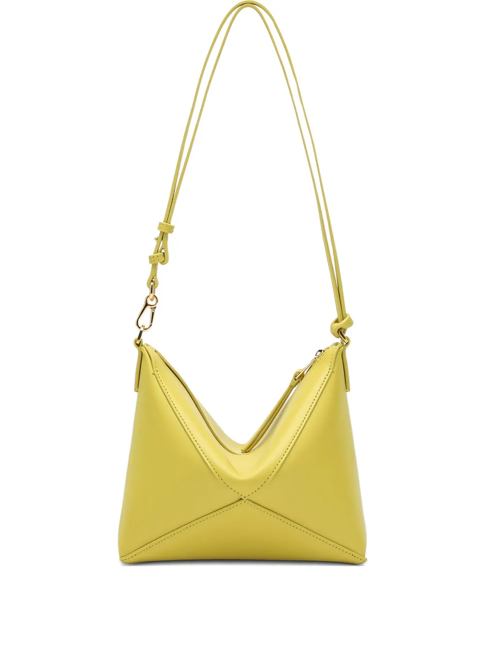 Loewe Puzzle Fold Geometric-zip Shoulder Bag In Yellow
