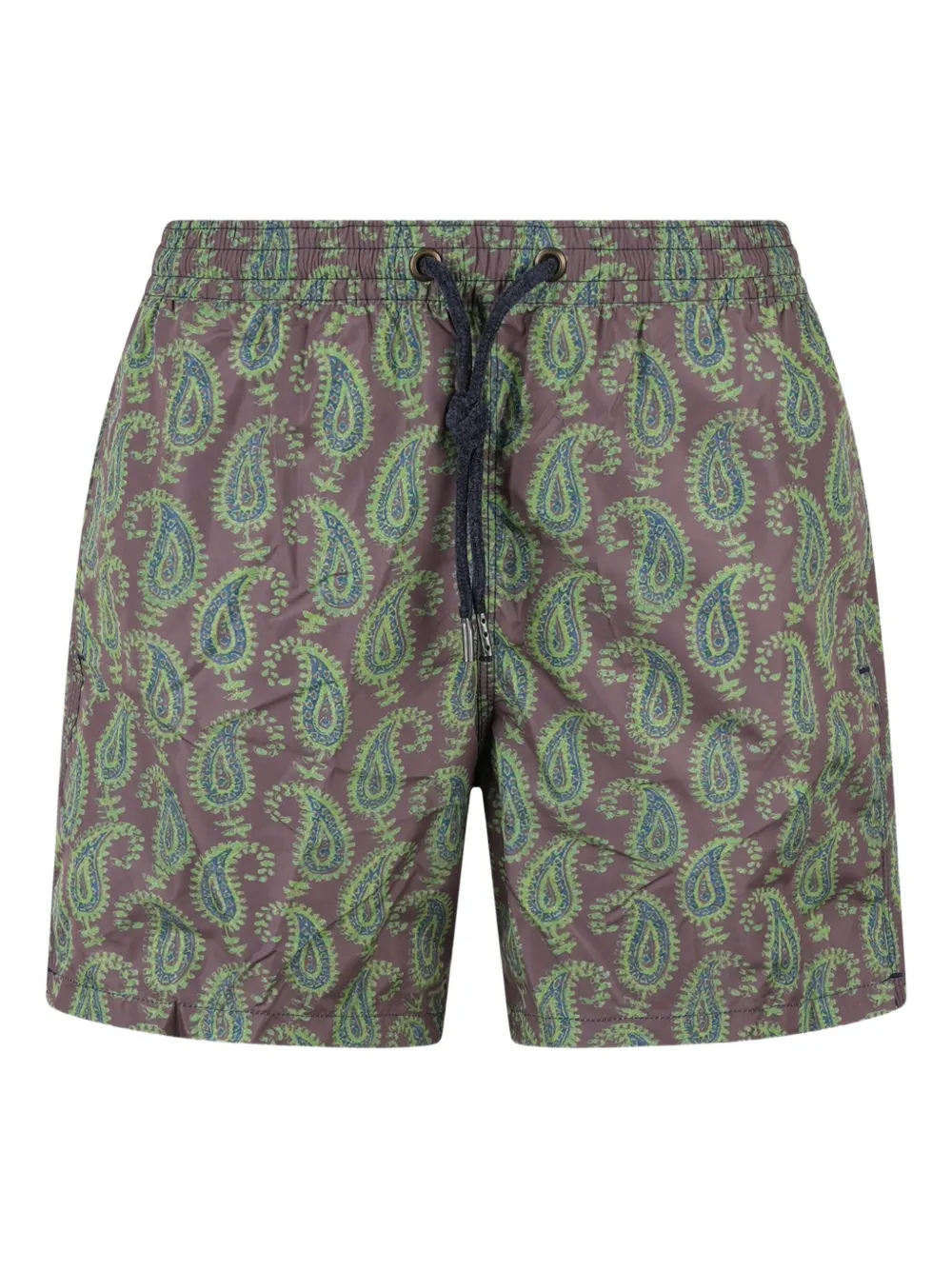 paisley-print swim shorts