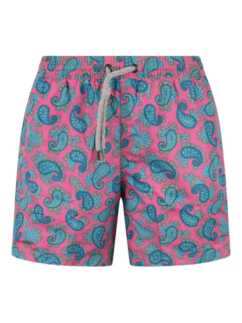 FOUR FASHIONED FRIENDS paisley-print swim shorts