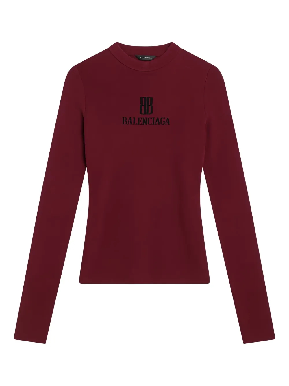 Balenciaga logo-print sweater Rood
