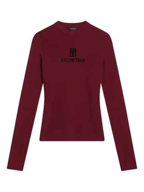 Balenciaga — logo-print sweater