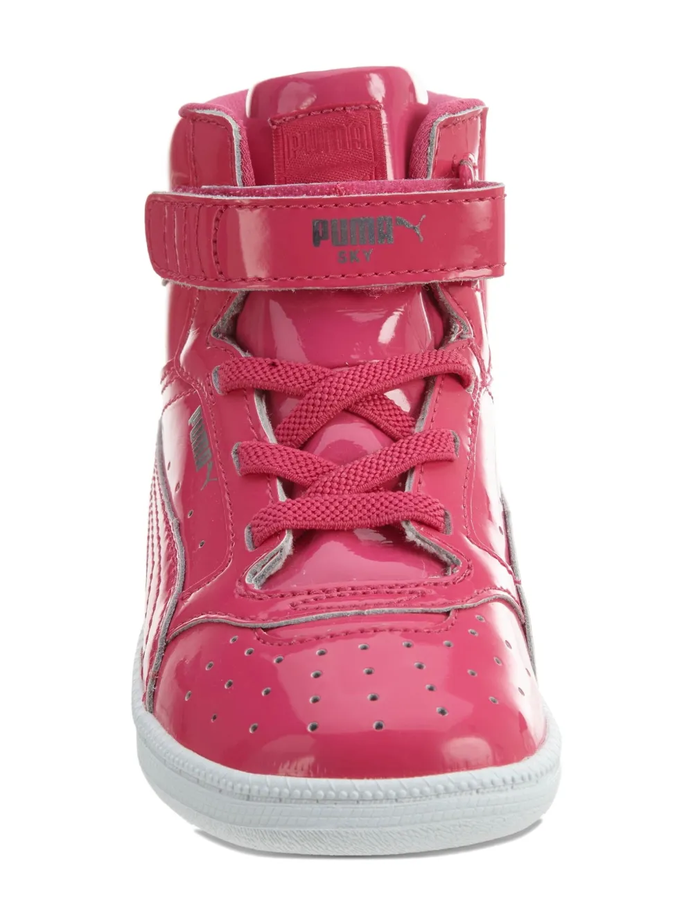 Puma Kids Sky 2 Hi Patent TD "Fuchsia Purple" sneakers Pink