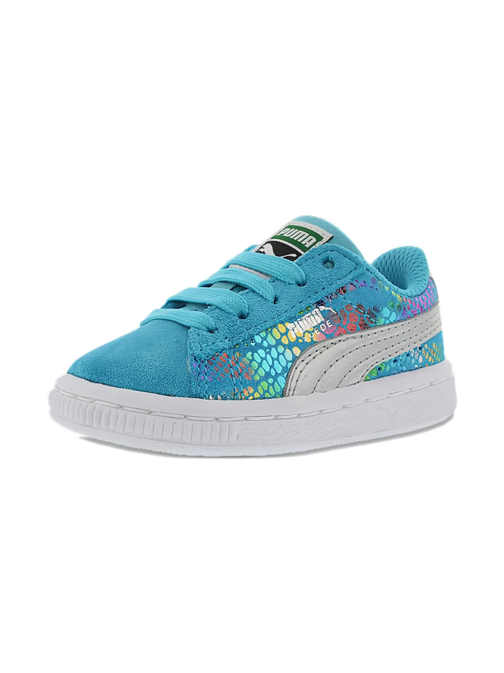 Puma Kids Sportlux TD suede sneakers Blue