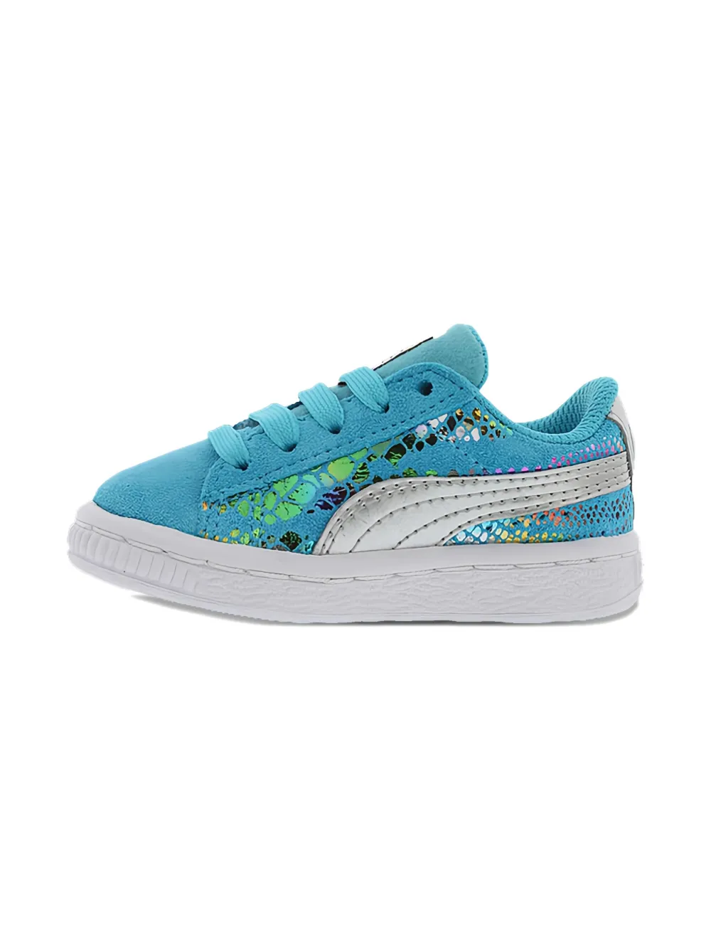 Puma Kids Sportlux TD suede sneakers Blue