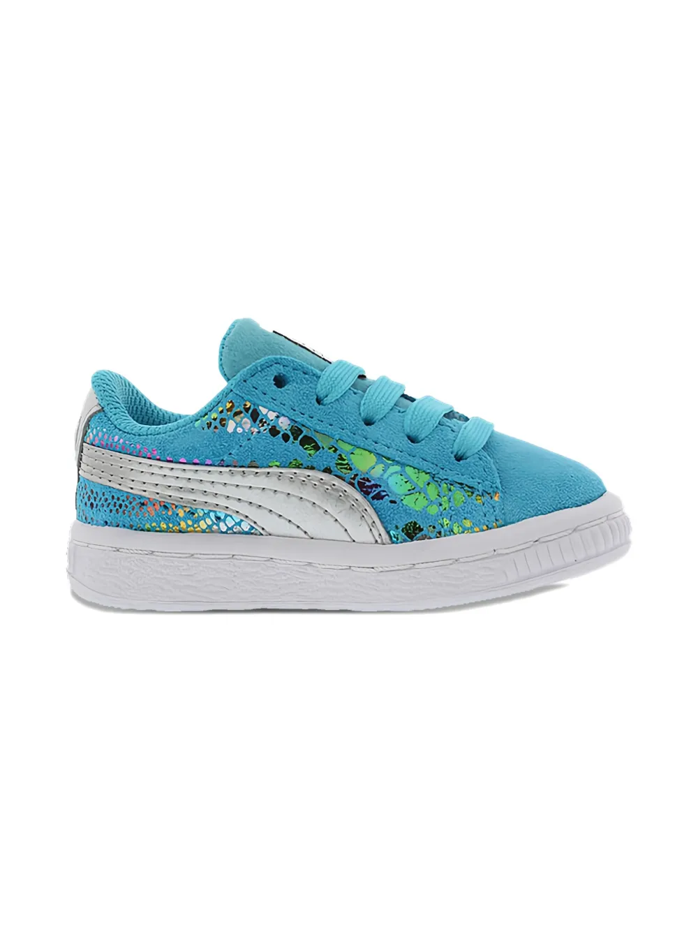 Puma Kids Sportlux TD suede sneakers Blue