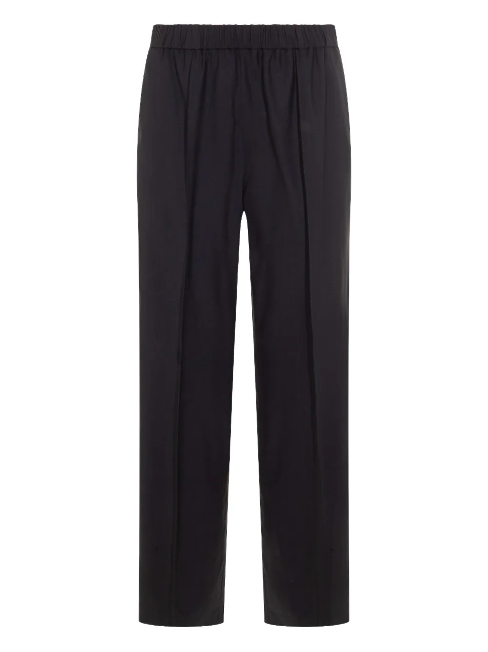 elasticated-waistband trousers
