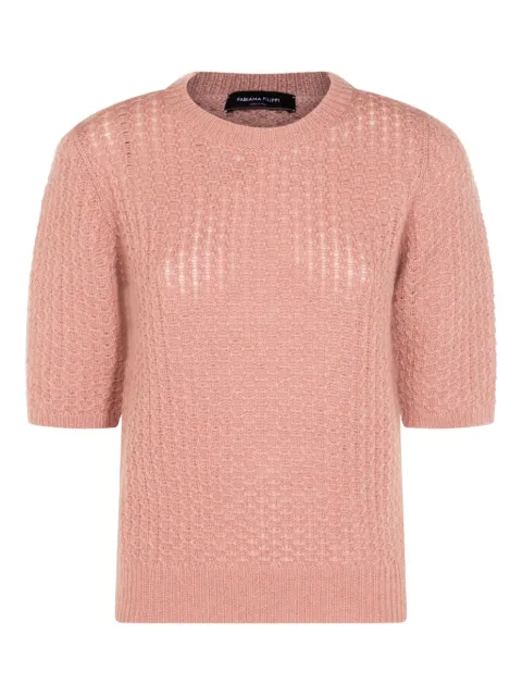Fabiana Filippi — textured short-sleeve sweater