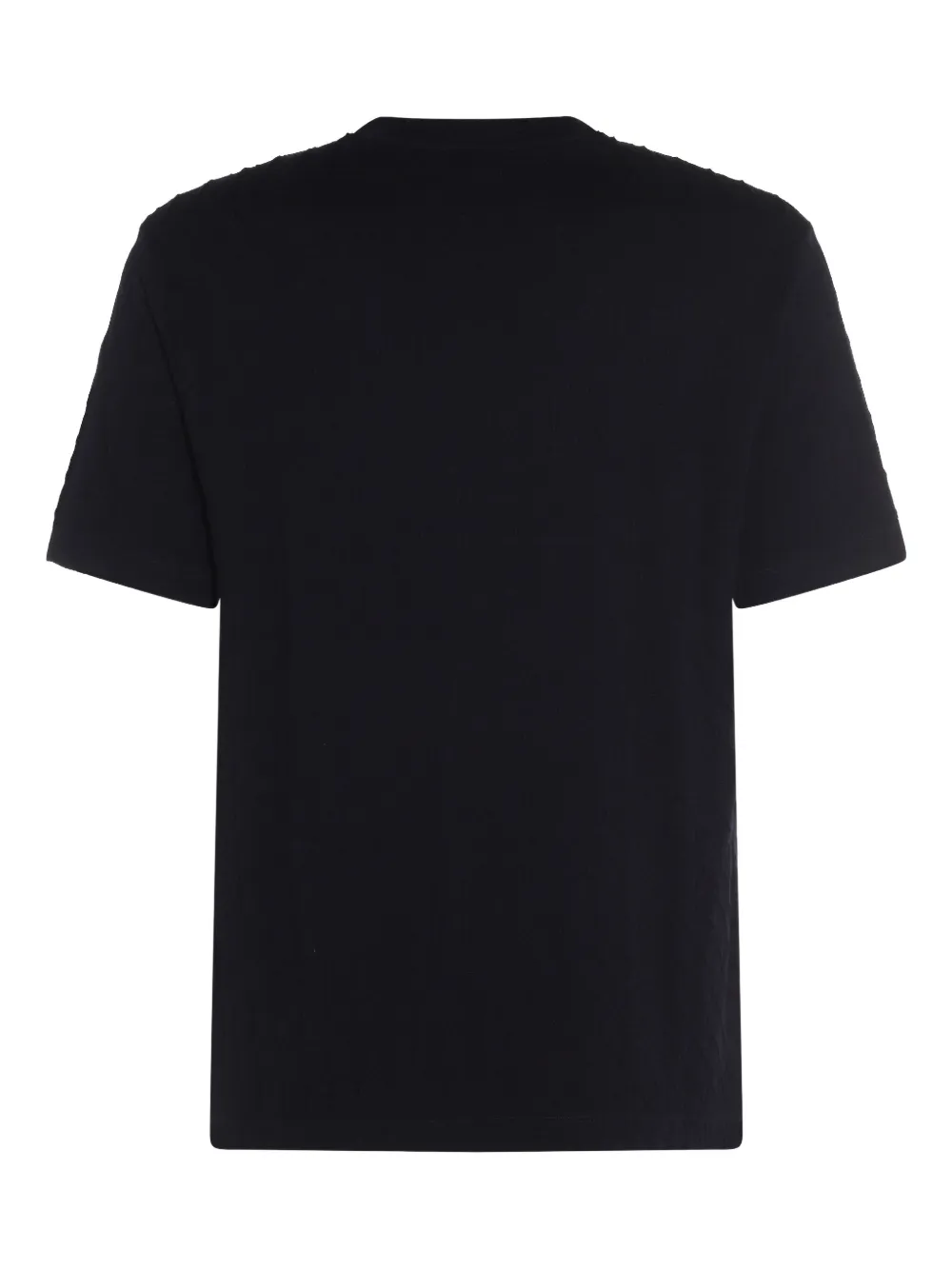 Giorgio Armani Geribbeld T-shirt met korte mouwen - Blauw