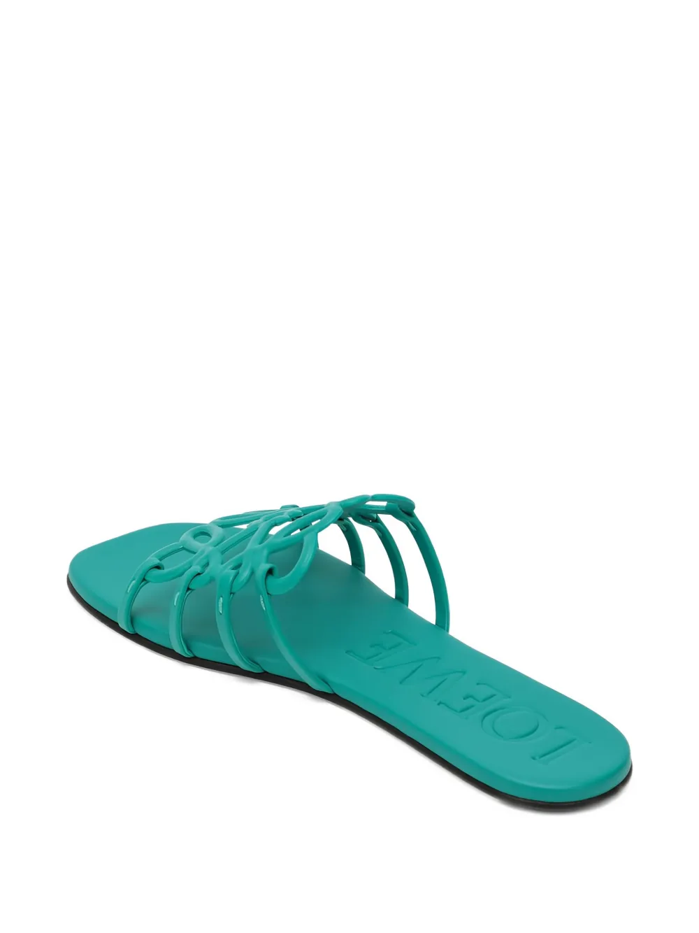 LOEWE Petal Anagram sandals Groen
