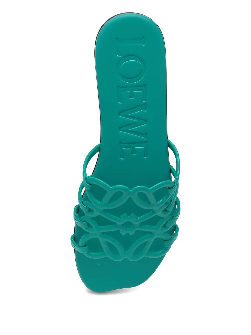 LOEWE Petal Anagram sandals Groen