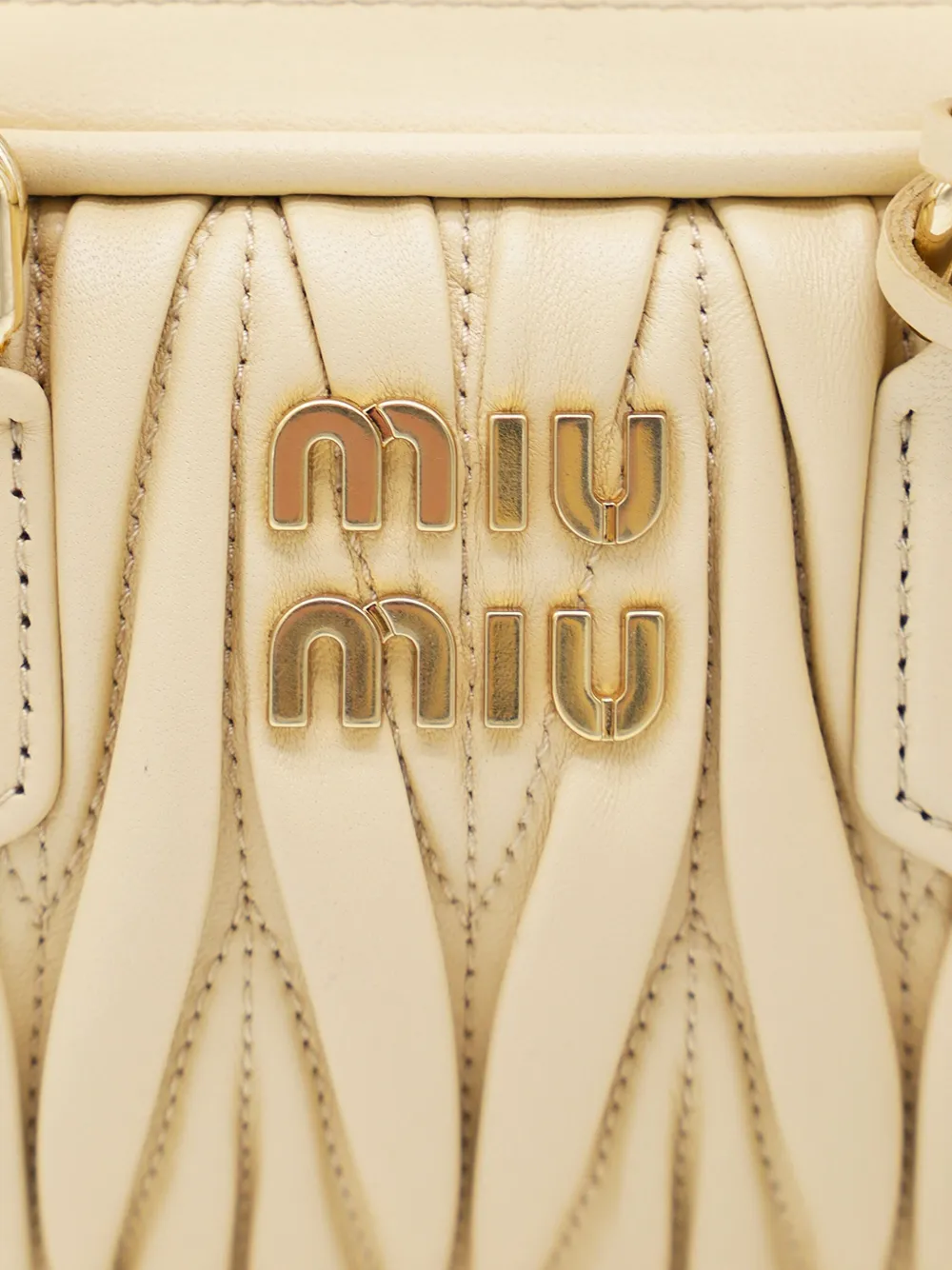 Miu Arcadie mini-shopper Beige