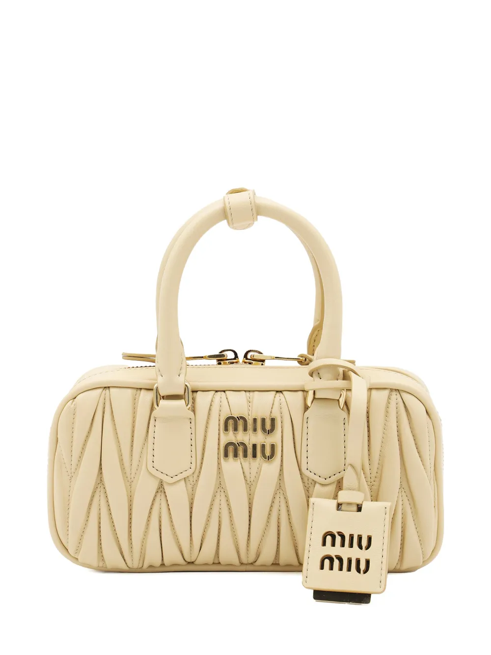 Miu Miu mini Arcadie tote bag | Neutrals | Image 1