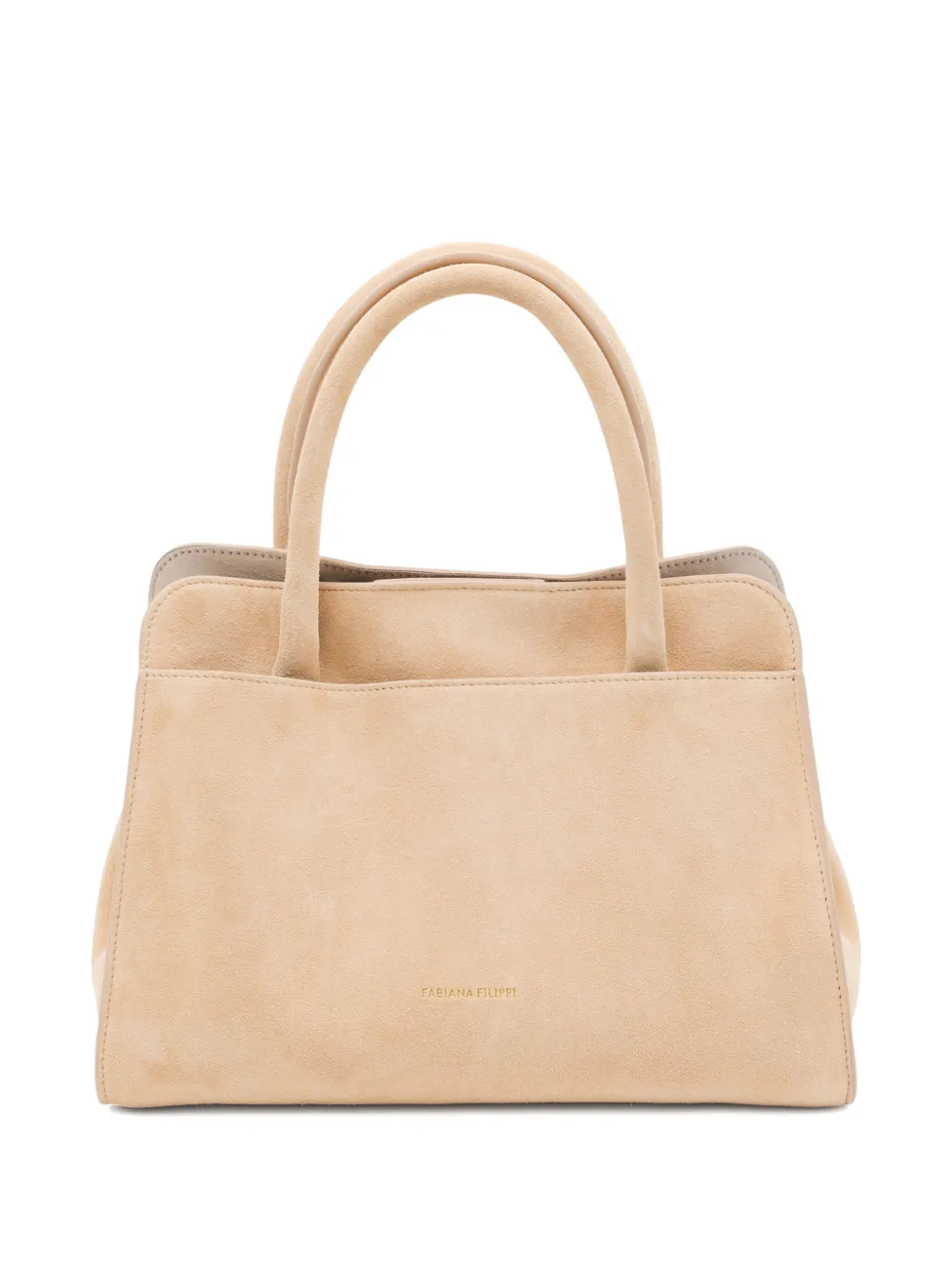 Fabiana Filippi Suède shopper - Bruin