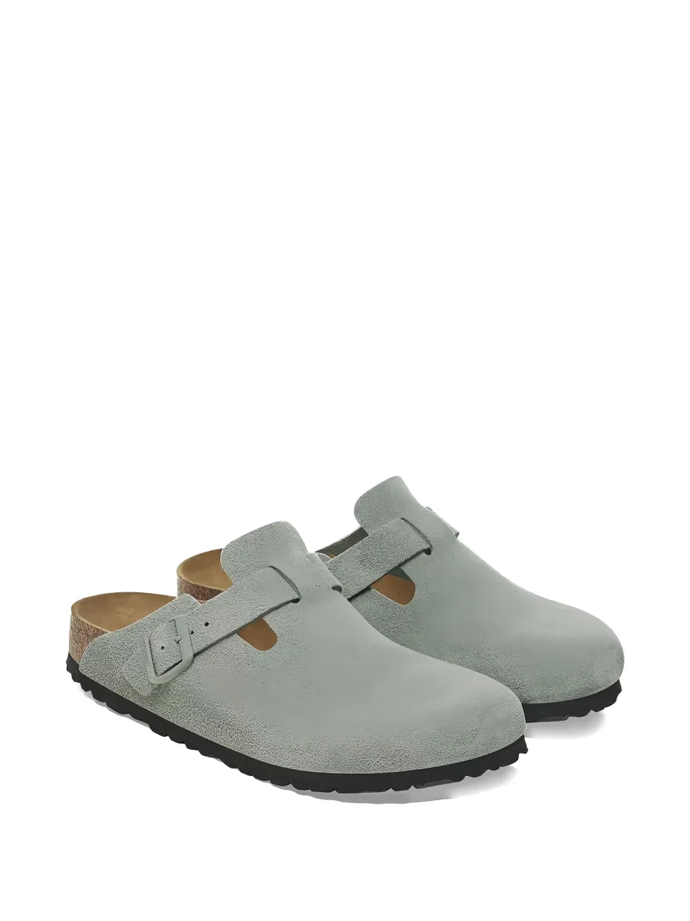Birkenstock  Boston BS Suede "Pure Sage" mules | Image 2