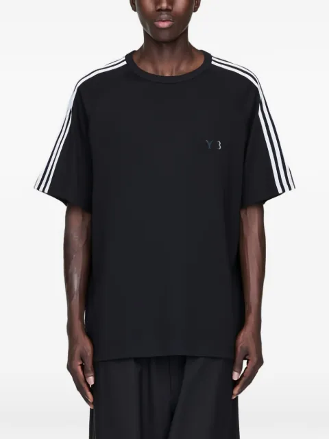 Y-3 T-shirt met raglan mouwen en 3 strepen