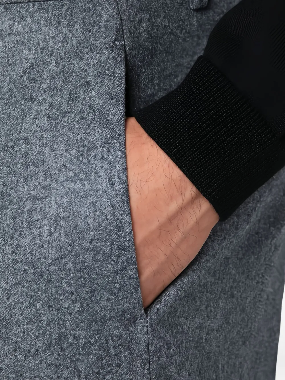 Tagliatore Wollen broek Grijs