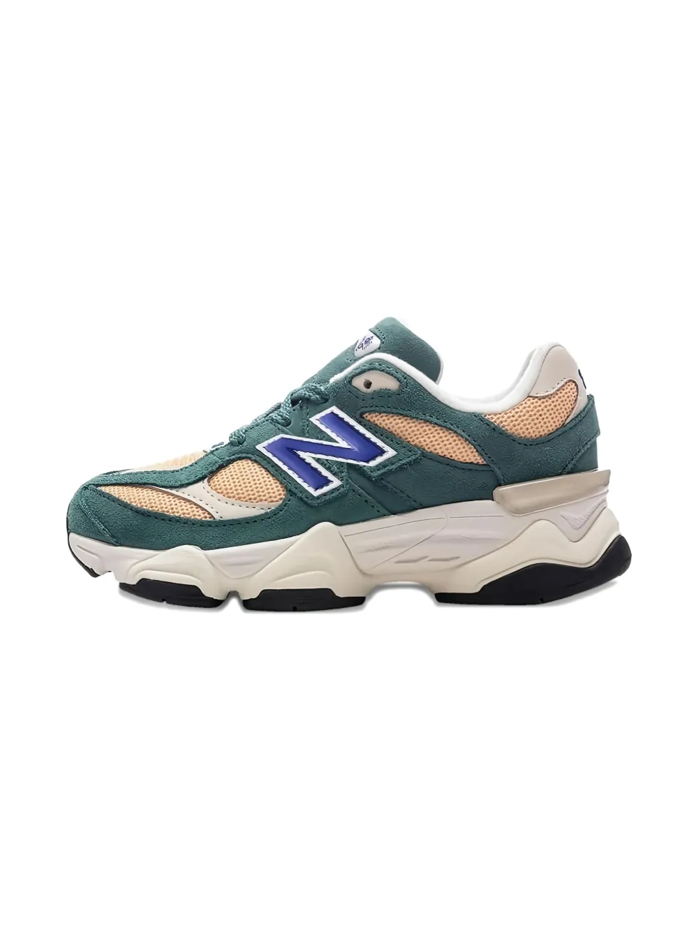 New Balance 9060 Suede Trainers In Green
