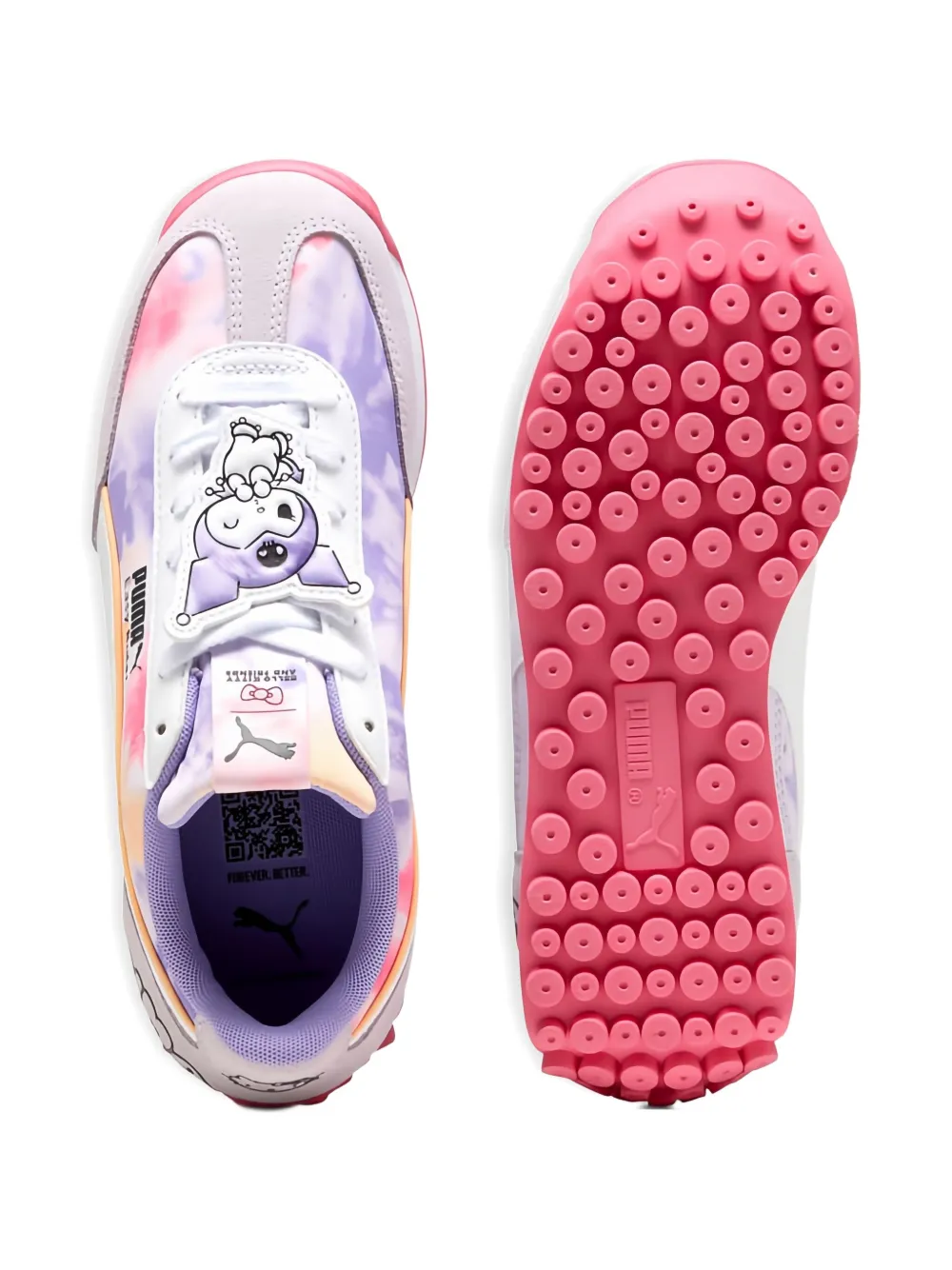 Puma Kids x Hello Kitty and Friends Easy Rider GS "Lilac Frost Puma White" sneakers Purple