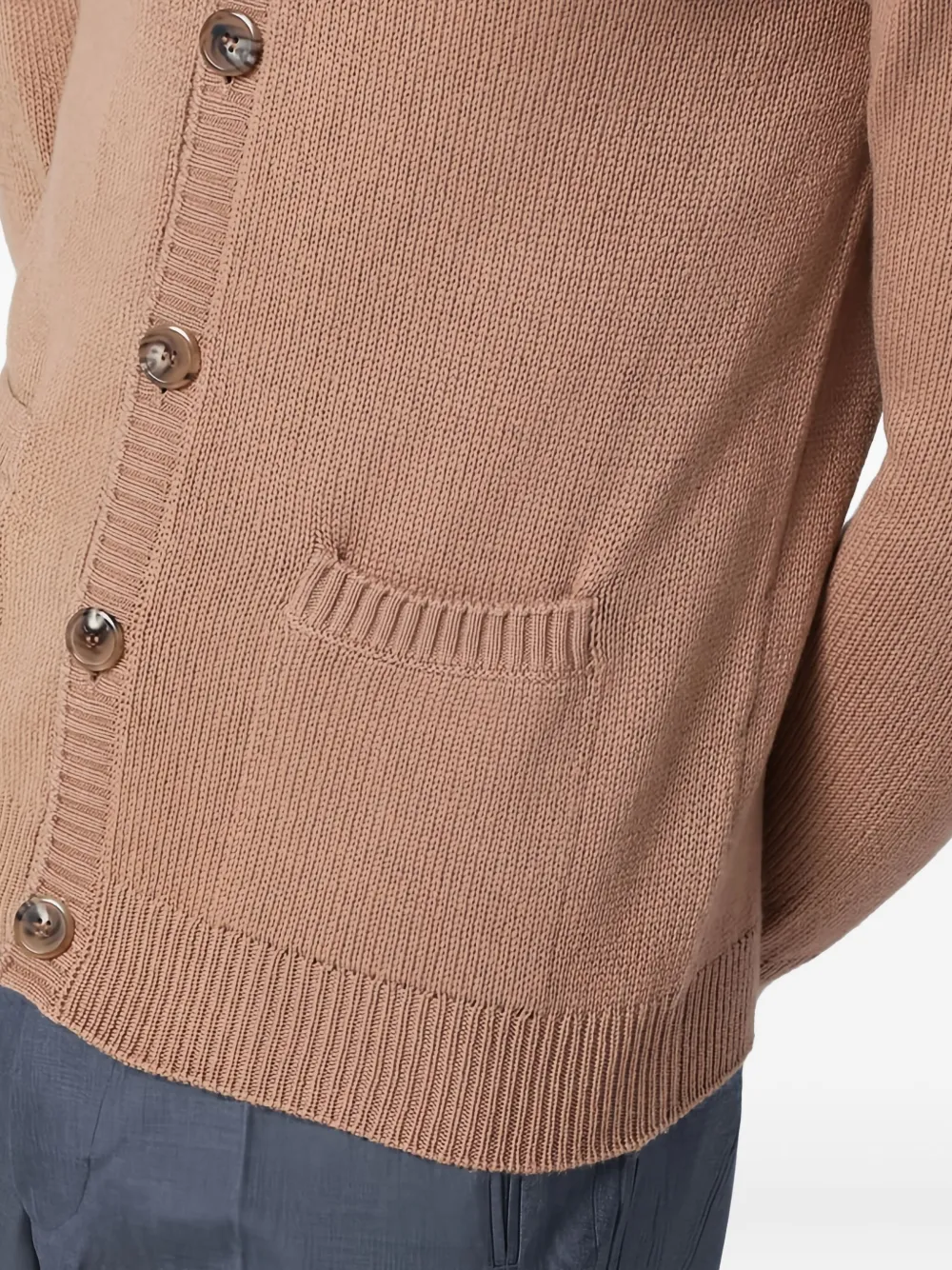 Prada Kasjmier vest met knopen Bruin