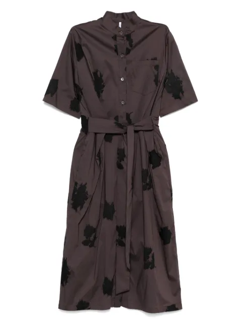 Liviana Conti floral-embroidered dress