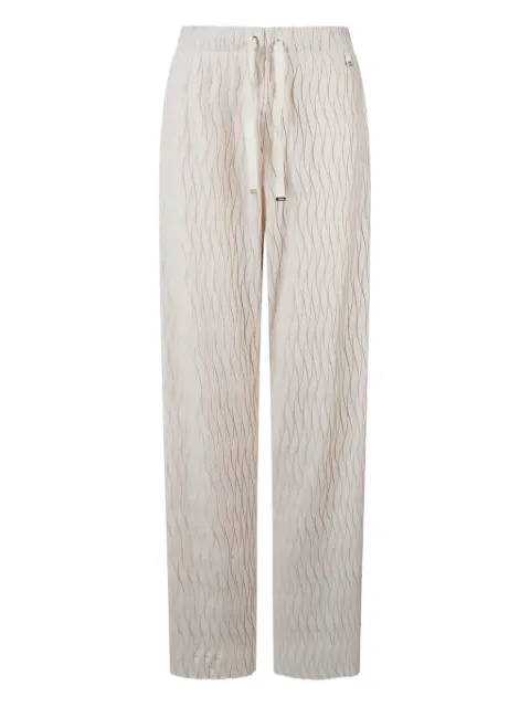 Herno wave-jacquard trousers