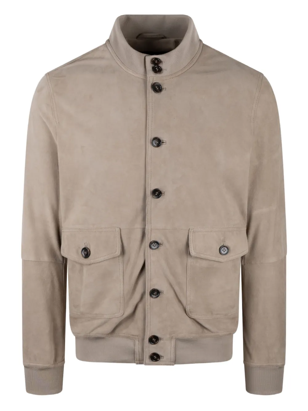 COLAMARINO suede bomber jacket | Brown | Image 1