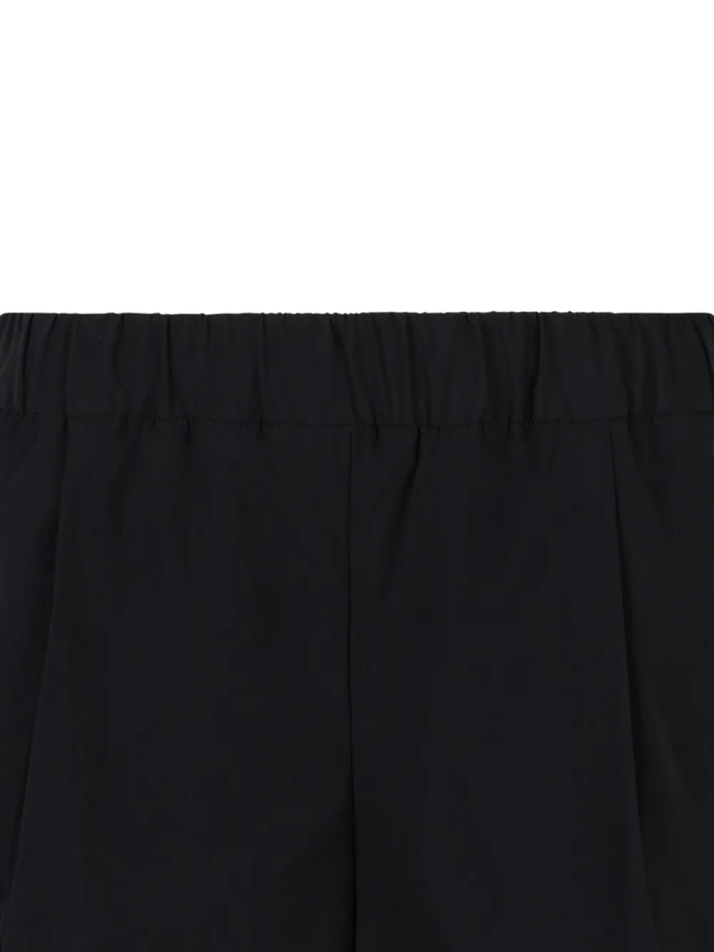 Herno Shorts met elastische taille - Zwart