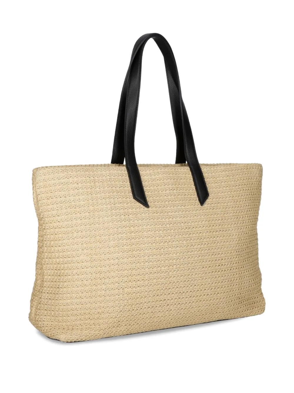 QUARZOVIVO Raffia shopper - Beige