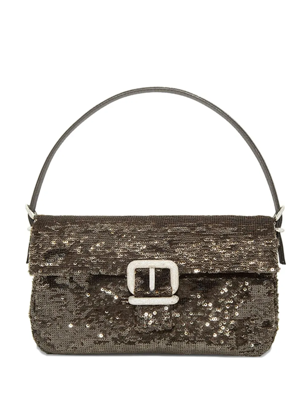 Gedebe Borsa a spalla Habibi con paillettes - Grigio