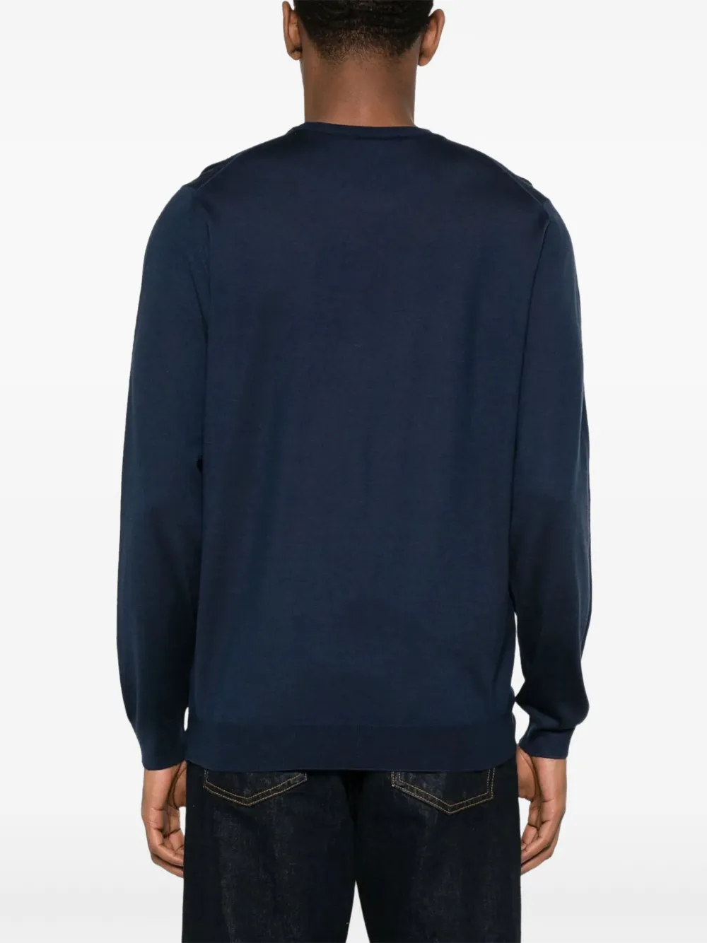 Fedeli Trui met ronde hals Blauw