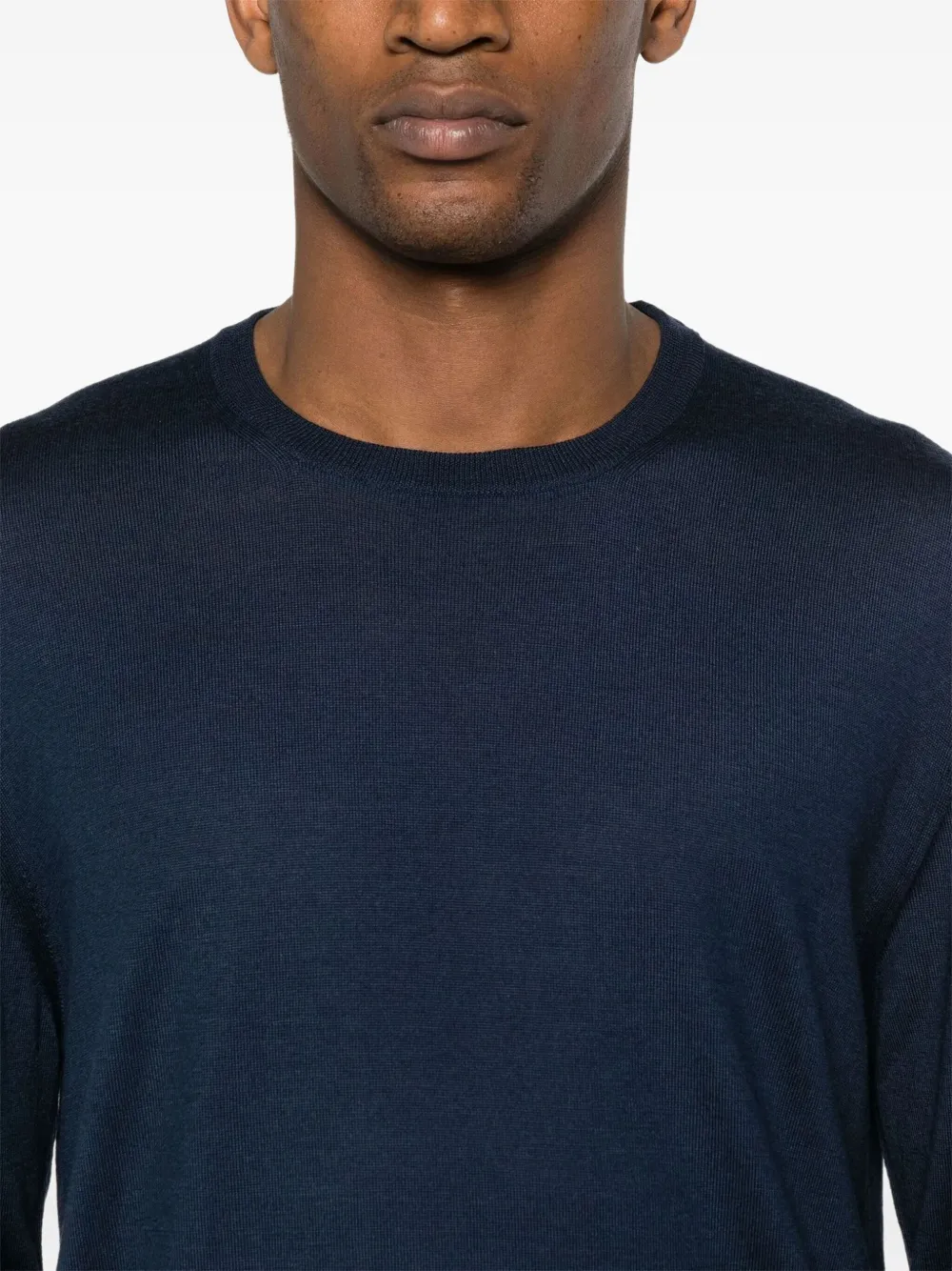 Fedeli Trui met ronde hals Blauw