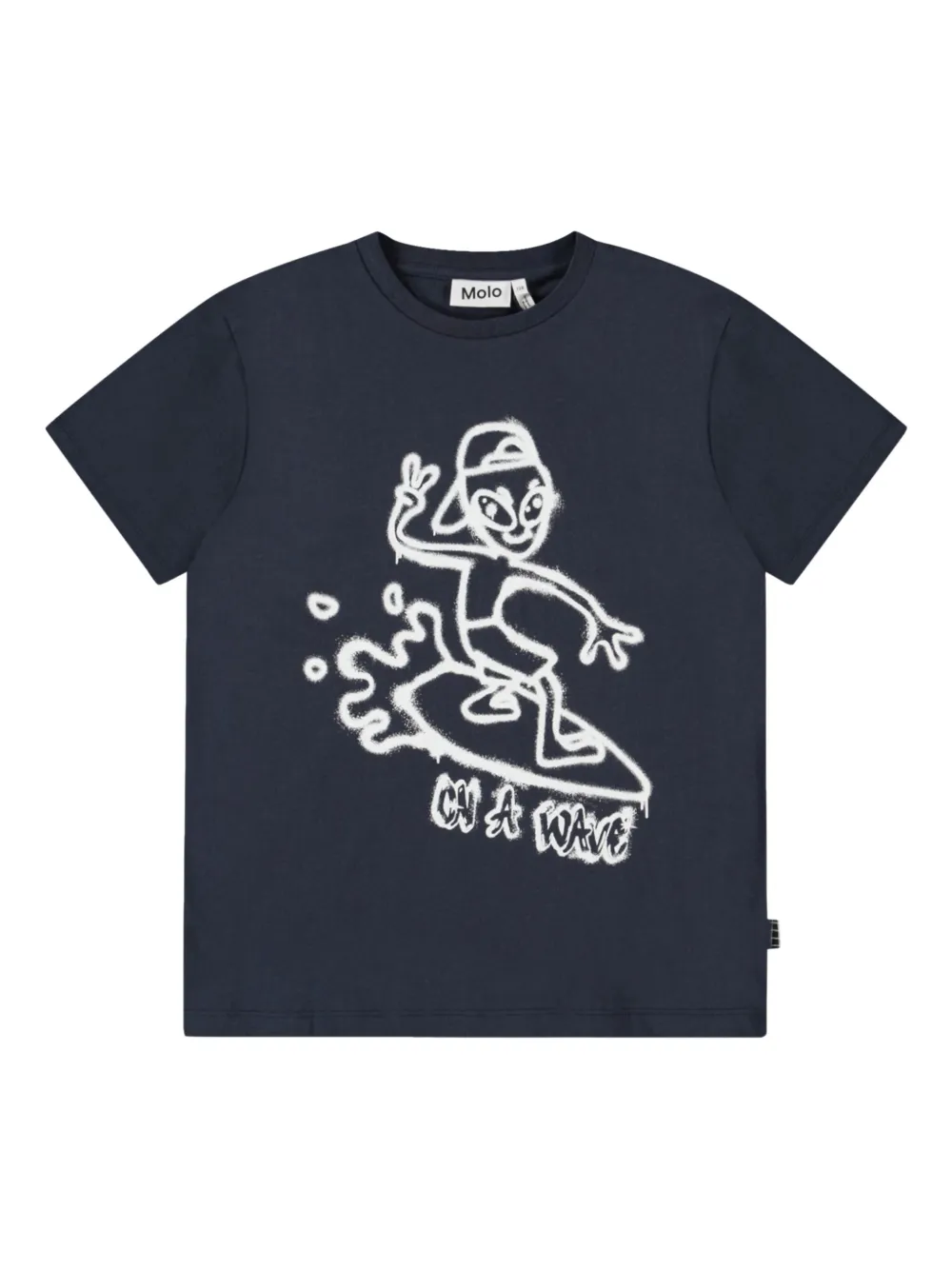 Molo graphic-print t-shirt Blauw