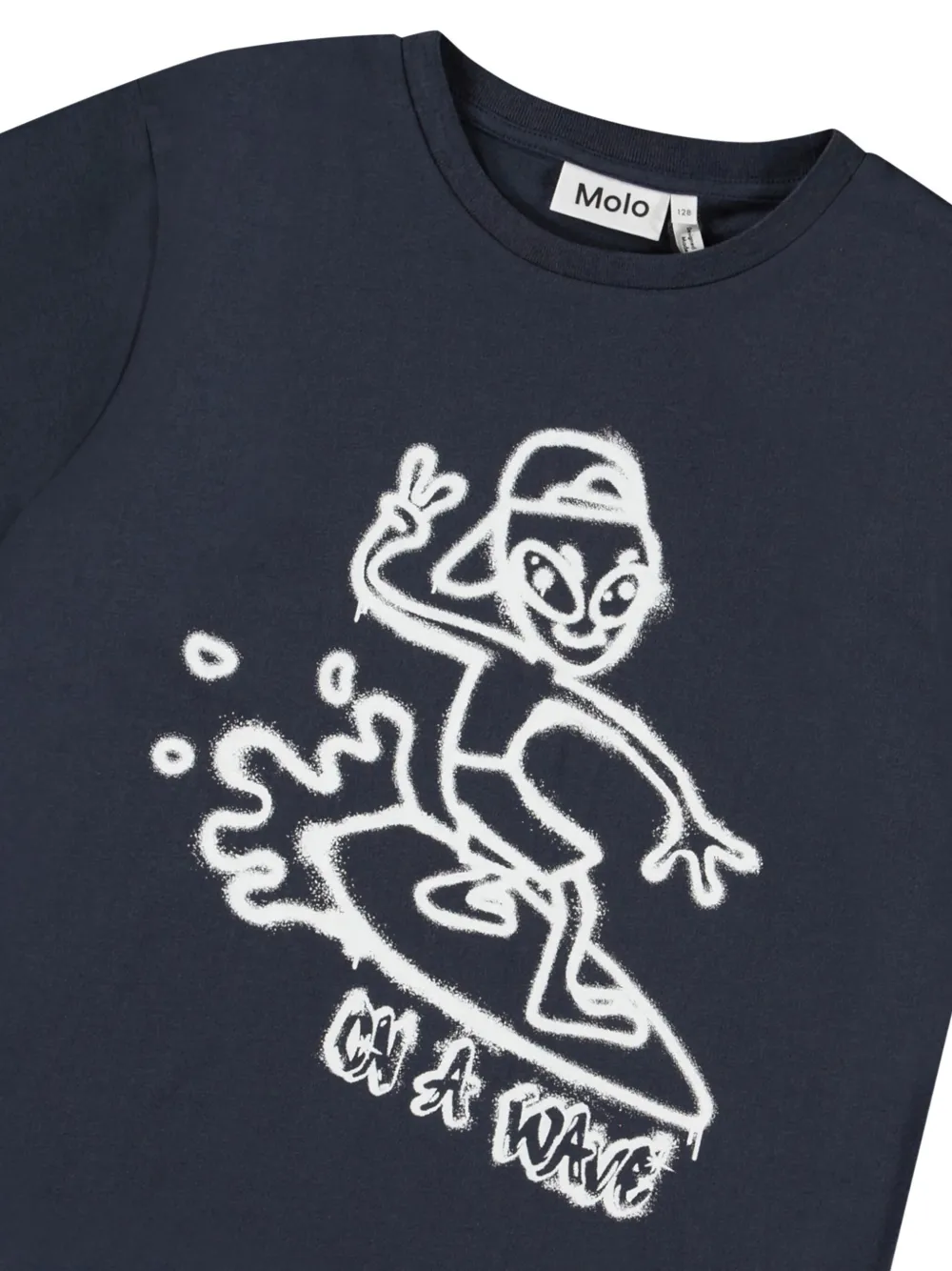 Molo graphic-print t-shirt Blauw