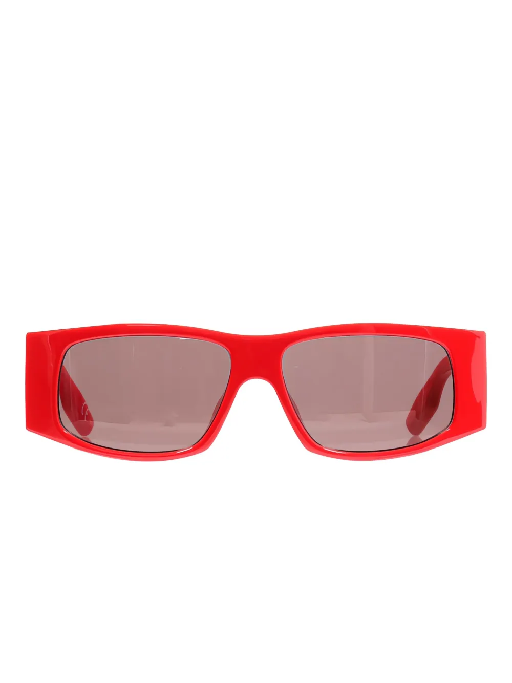 Balenciaga rectangle-frame sunglasses Rood