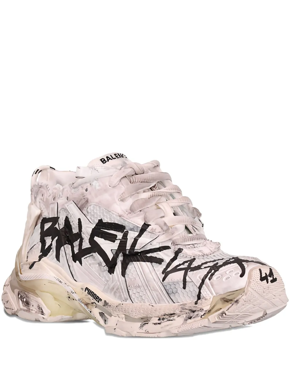 Balenciaga Graffiti-print Sneakers