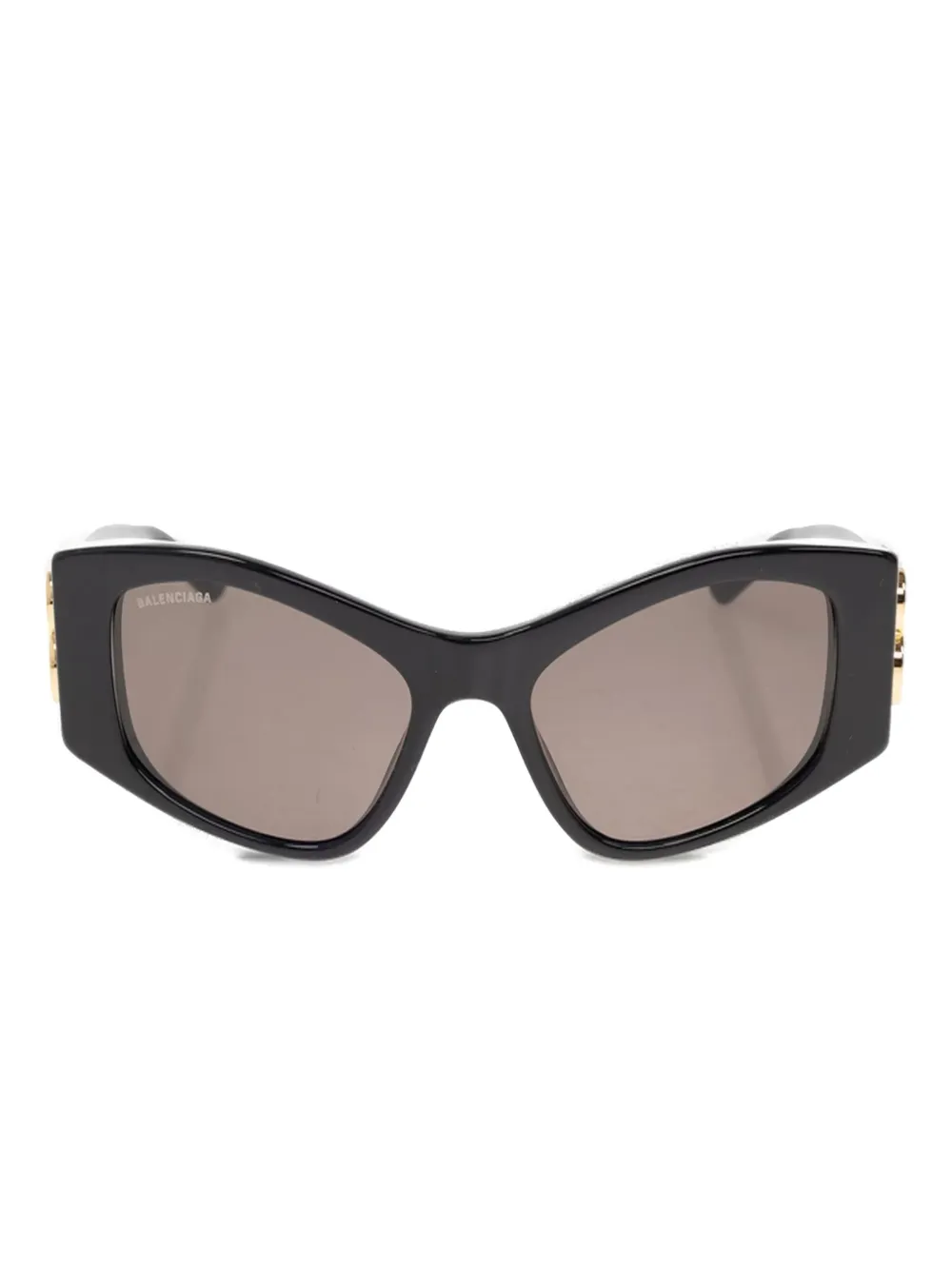 Balenciaga Eyewear Occhiali da sole con logo - Nero