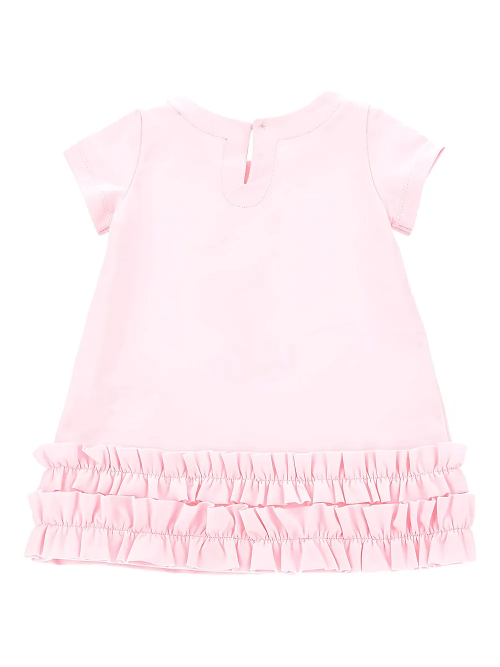 Monnalisa x Disney Minnie-embellished T-shirt dress Roze