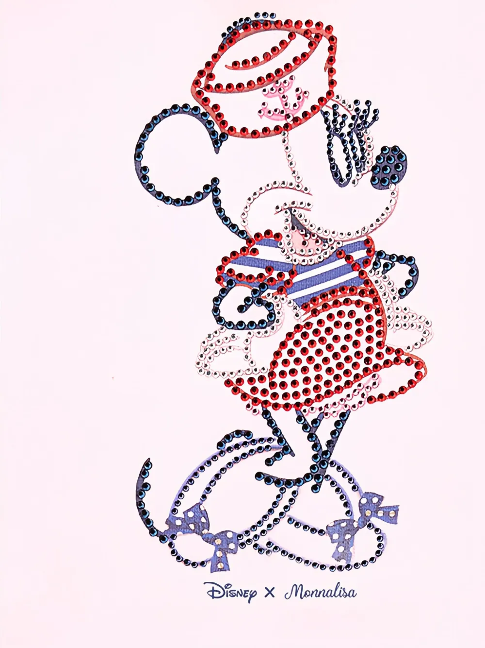 Monnalisa x Disney Minnie-embellished T-shirt dress Roze
