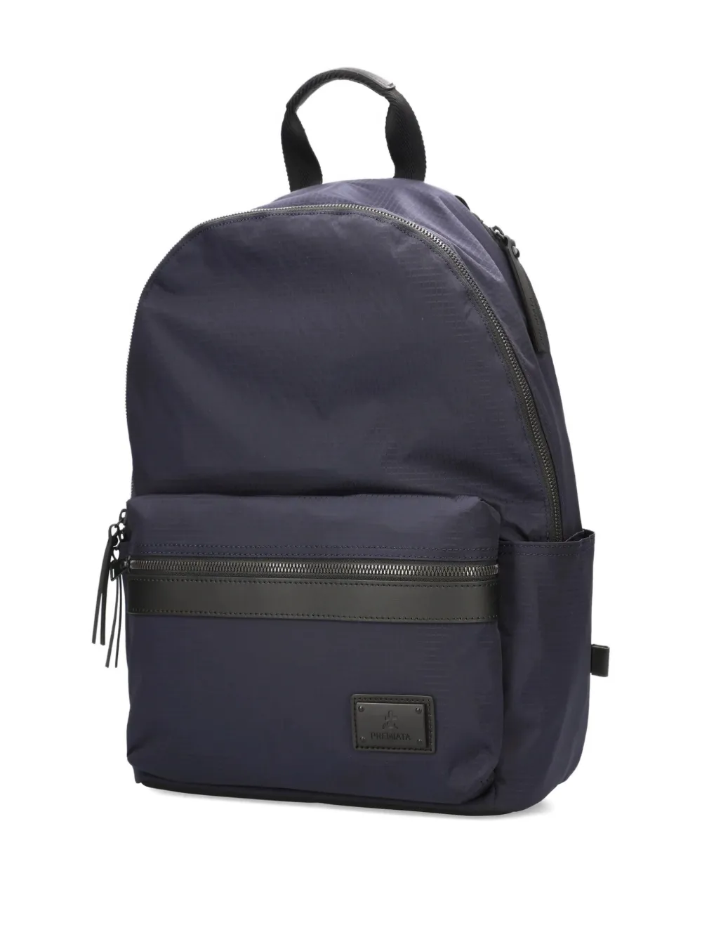 Premiata Blade 2128 leather-trimmed backpack Grijs