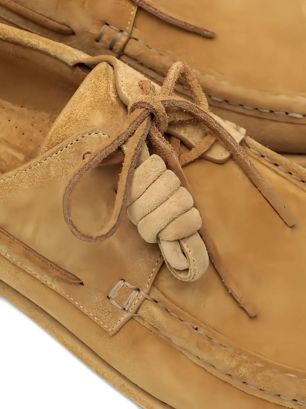 LOEWE x Paula's Ibiza tassel-detail suede loafers Neutrals