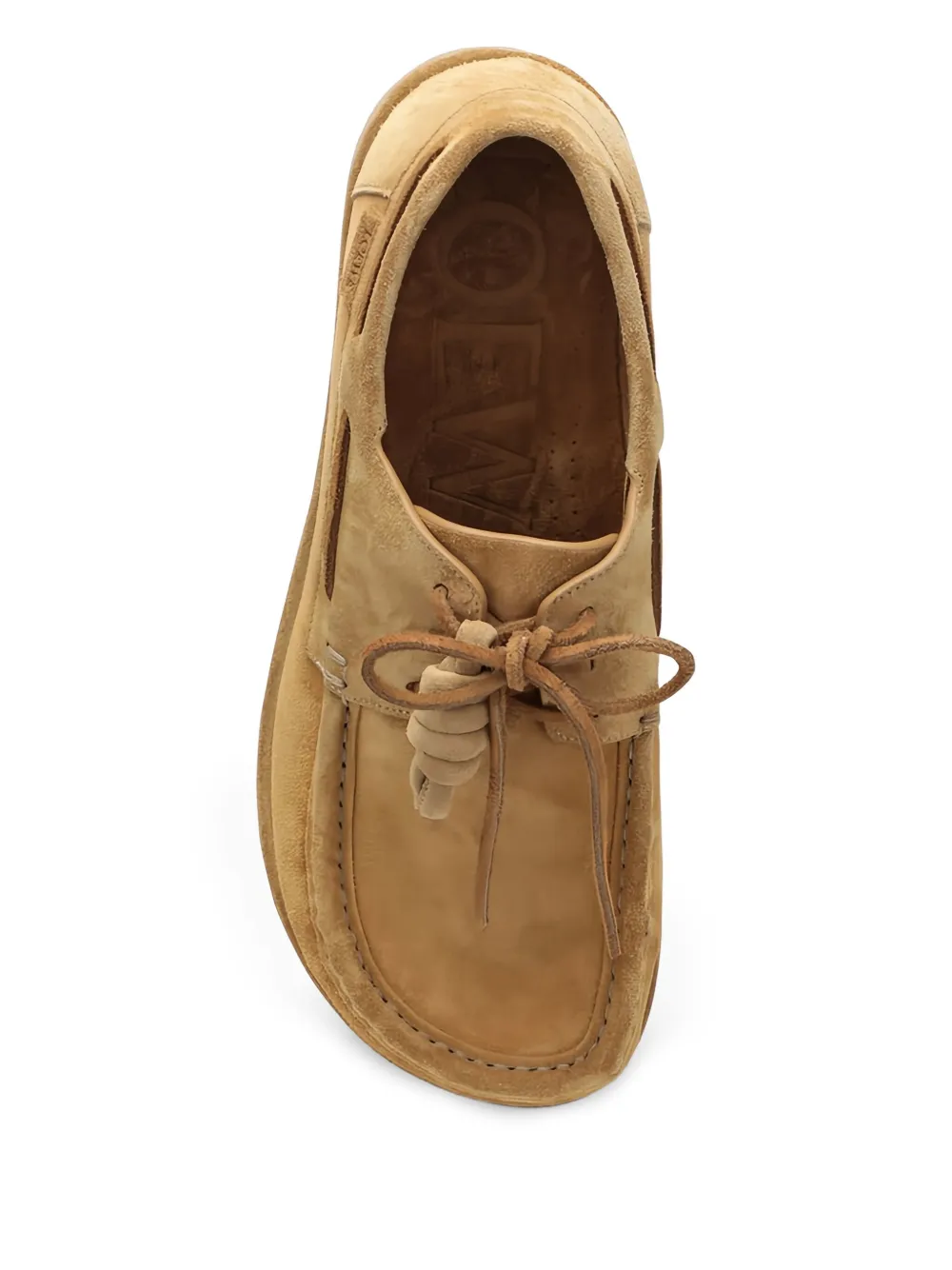 LOEWE x Paula's Ibiza tassel-detail suede loafers Neutrals