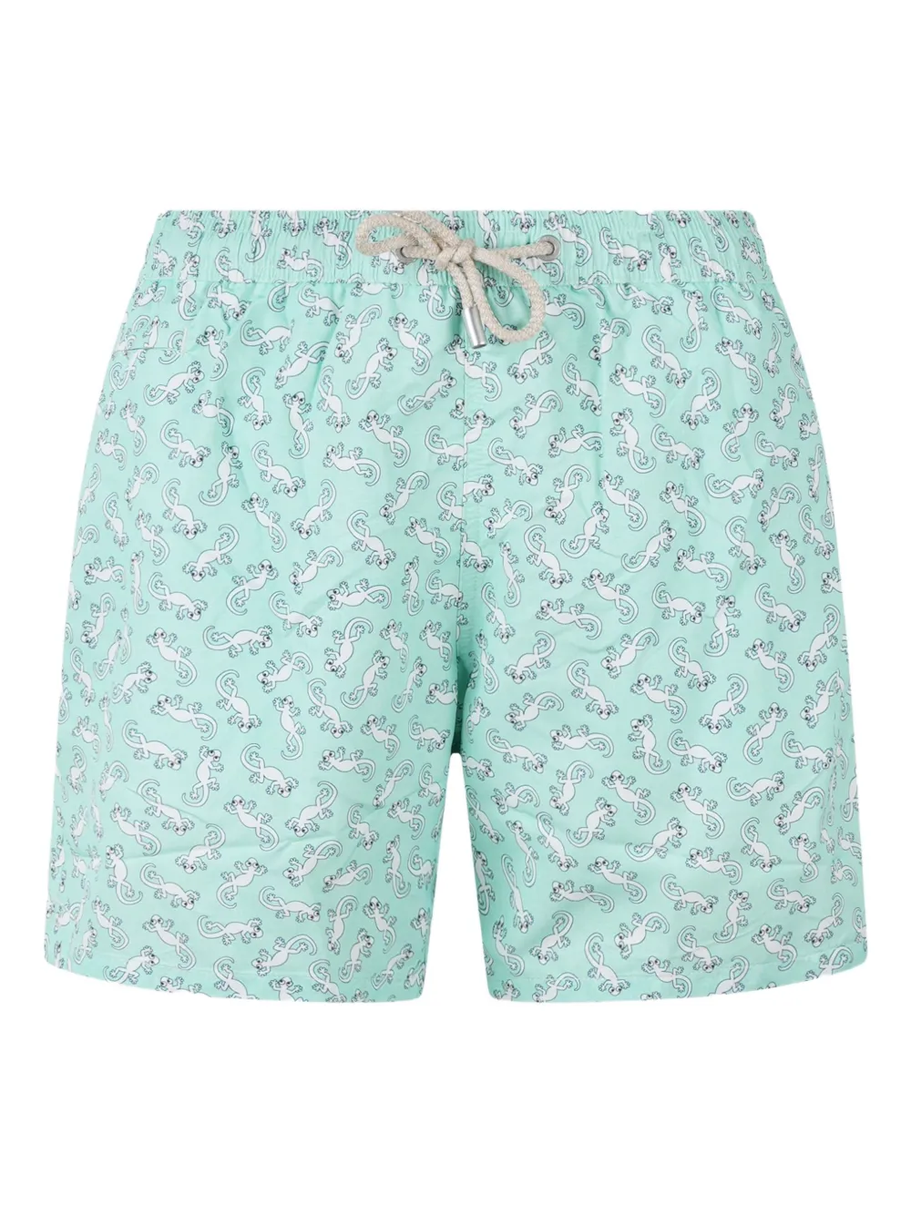 MC2 Saint Barth shorts de playa con estampado de cachemira | verde | Image 1