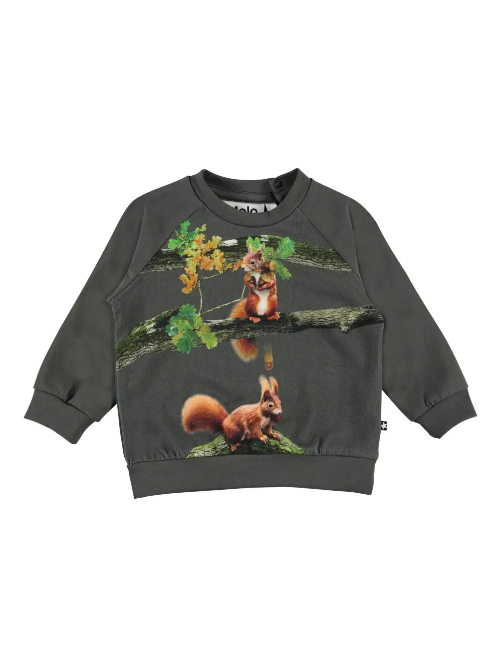 Molo graphic-print sweatshirt - グレー Molo graphic-print sweatshirt - グレー