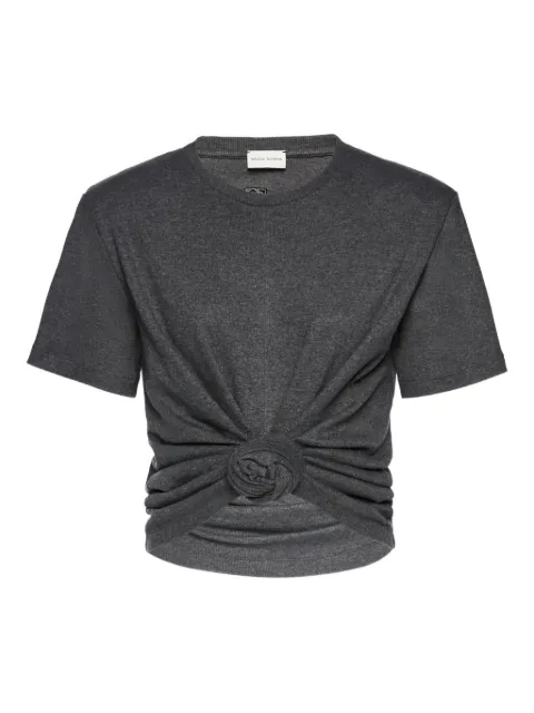 Magda Butrym knotted front T-shirt
