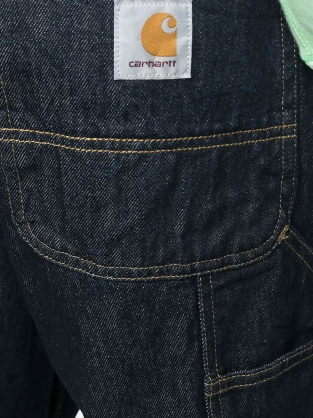 Carhartt WIP Jeans met wijde pijpen Blauw