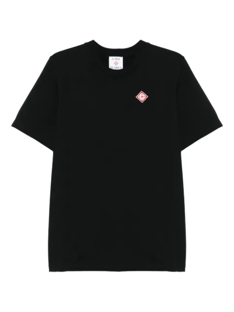 Casablanca Camiseta com logo bordado