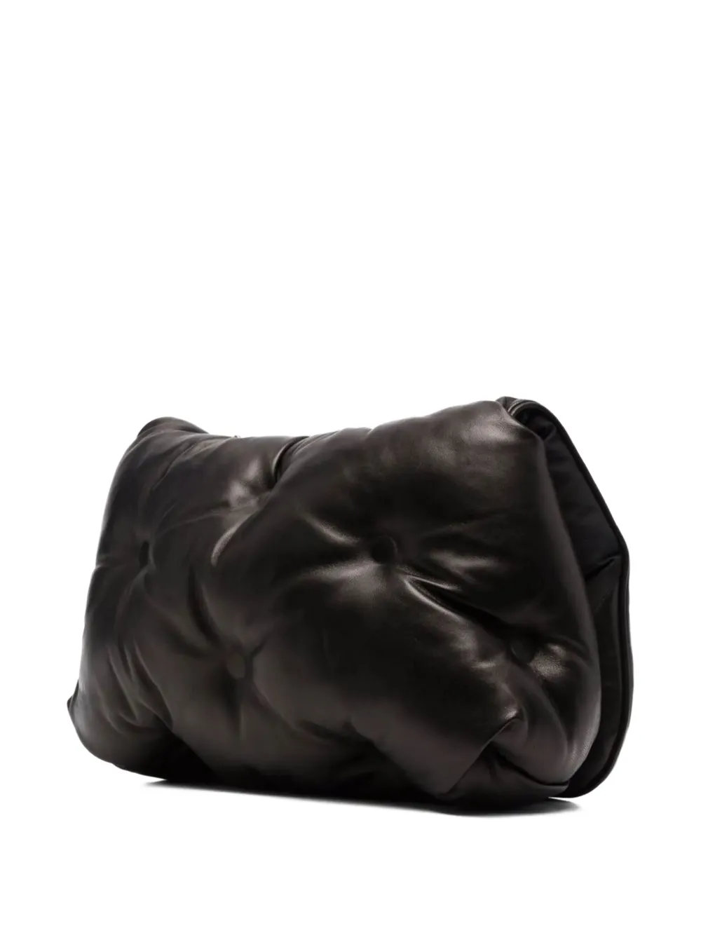 Maison Margiela Medium Glam Slam leren schoudertas - Zwart