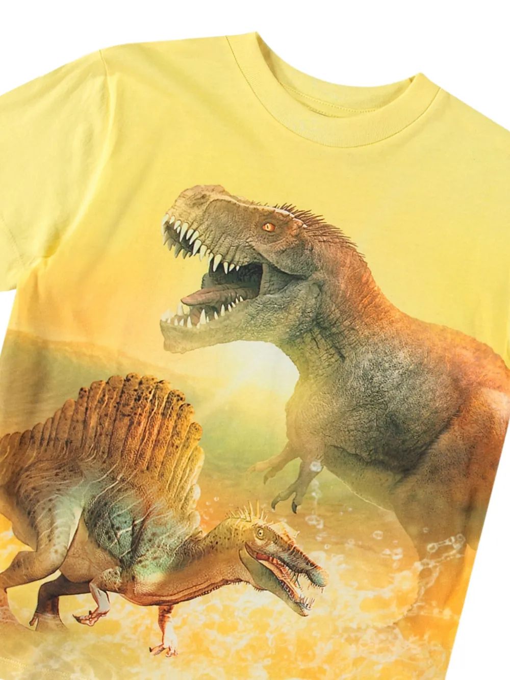 Molo graphic-print t-shirt Geel