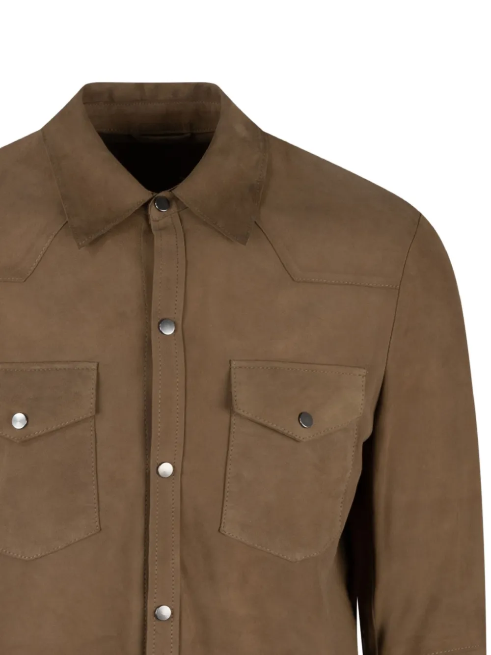 COLAMARINO chemise en daim | Image 2